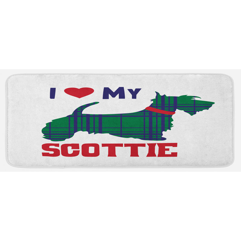 Tapis de cuisine pour chien Scottie