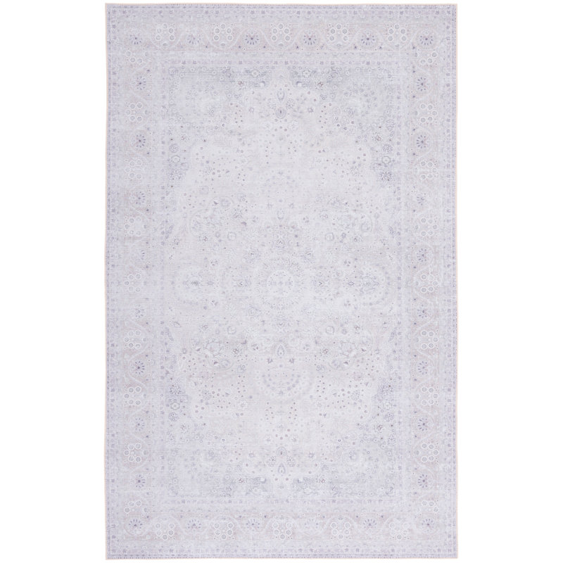 Ferree Oriental Beige/Beige Area Rug, Rectangle 3' x 5'
