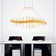 Hildagard Dimmable LED Kitchen Island Linear Chandelier