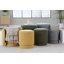 Ensemble de repose-pieds en tissu vert foncé-1276484931