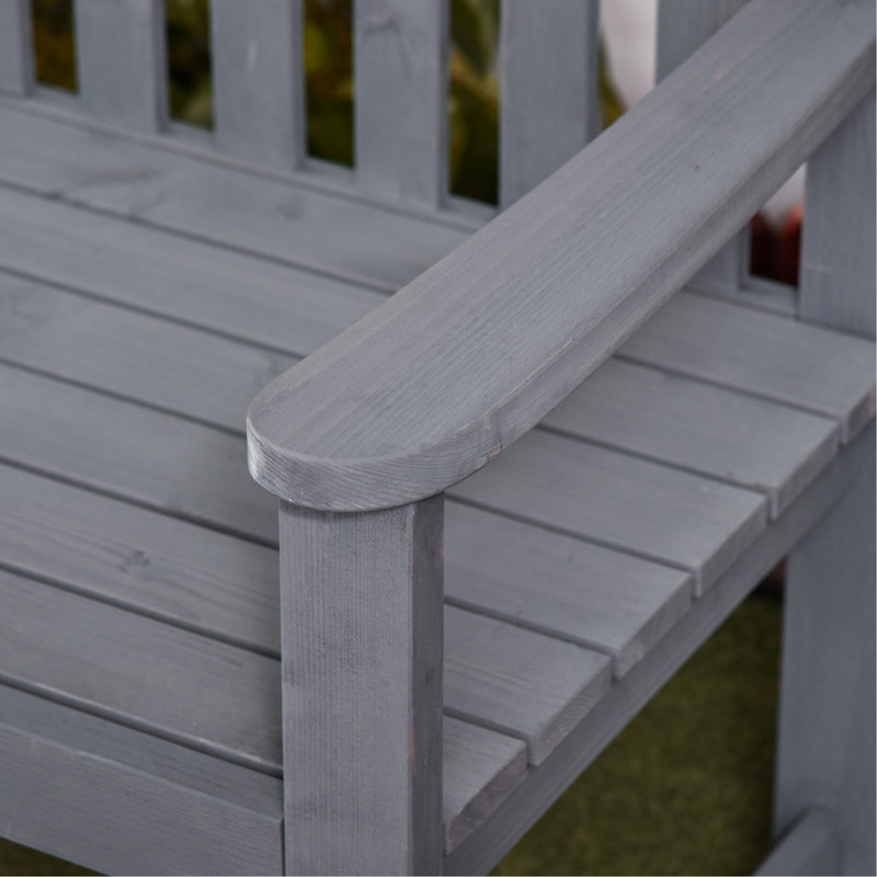 Banc en bois pour l'extérieur Outsunny