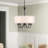 5 - Light Dimmable Drum Chandelier-645327505