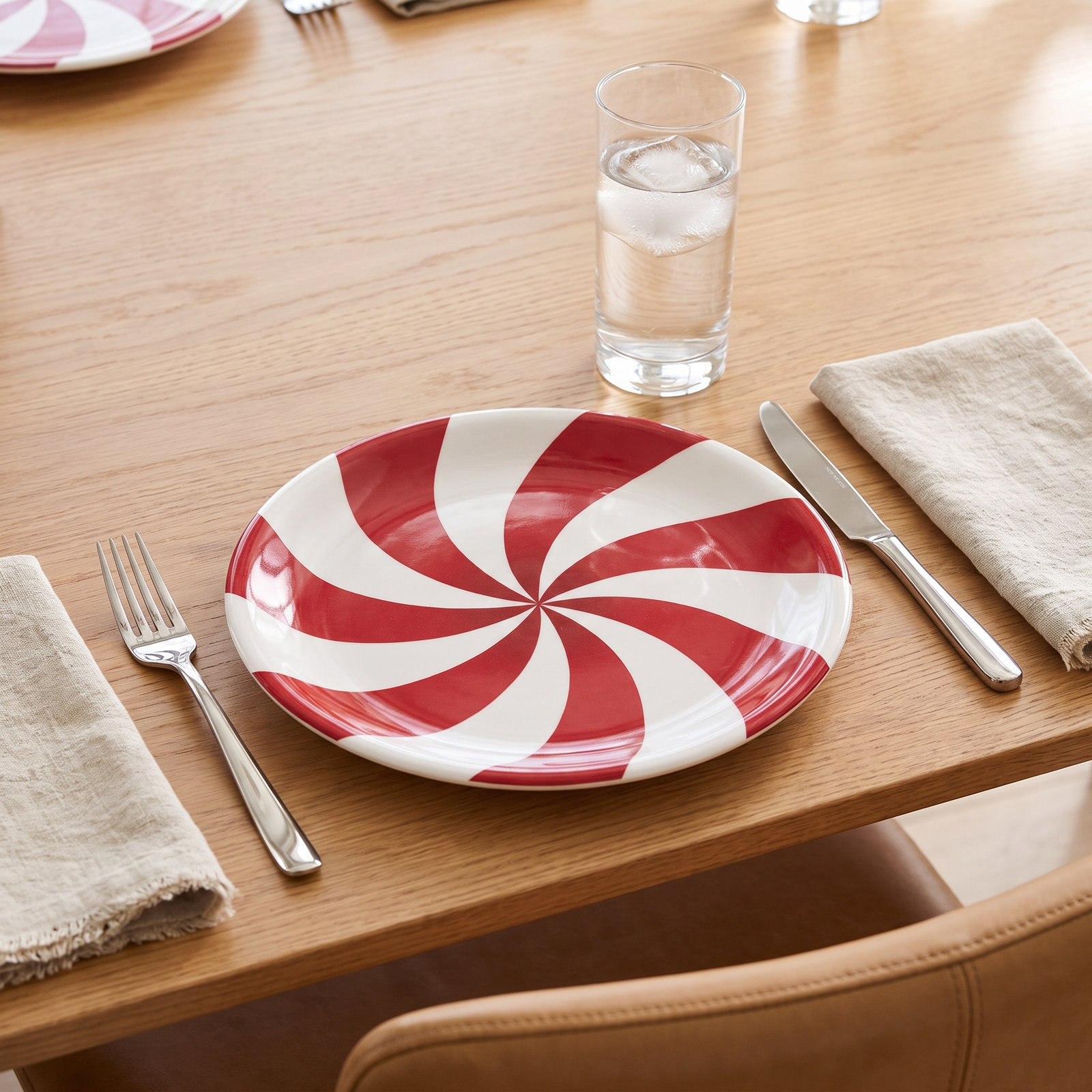 Peppermint, 6 3/4" Melamine Plate S12