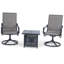 Ensemble bistro long pour 2 personnes Alyah