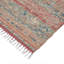 Tapis décoratif rouge/bleu tissé à la main à motif oriental Porras-2023613305