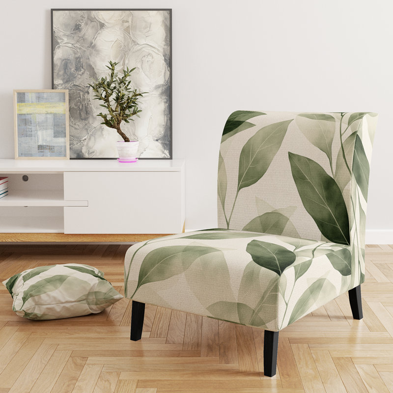 Fauteuil de chambre Leaves, Slipper Armless