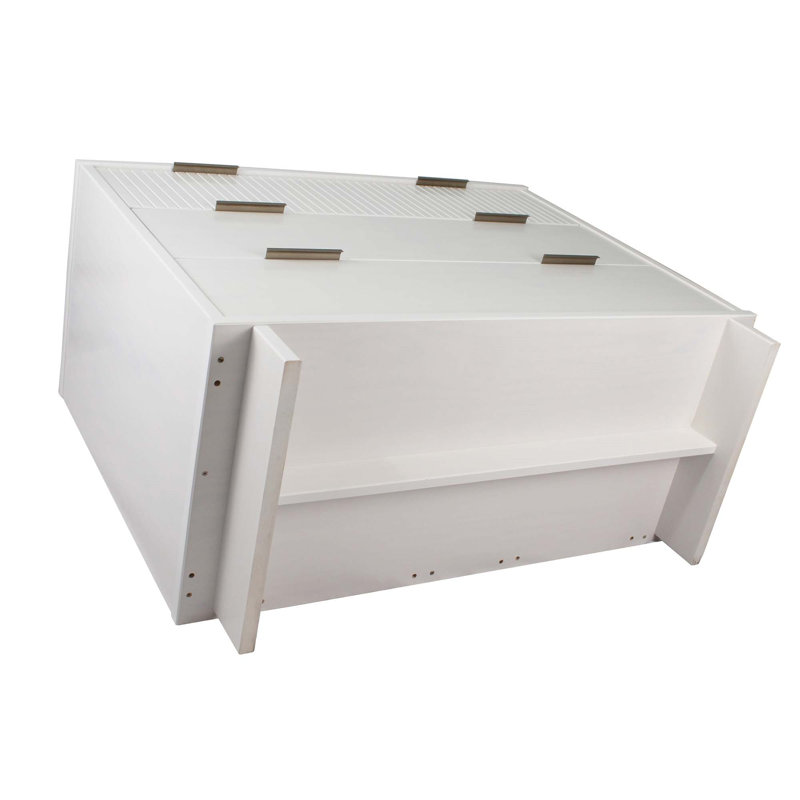 Commode 38 "en blanc Granville (3 tiroirs), Blanc