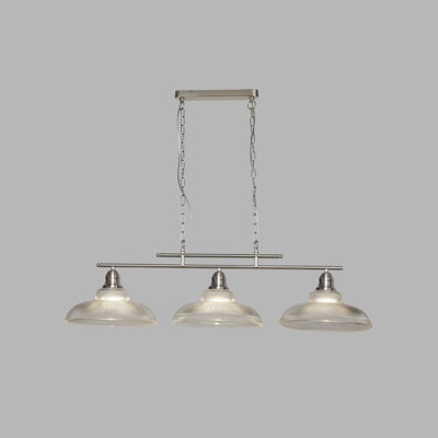 Abeer 3 - Light Satin Silver Kitchen Island Pendant