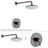 Shower Faucet with Rough-in Valve-42256790
