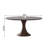 Shaunea Modern Walnut Wood Rock-Plate Round Table-1005825534