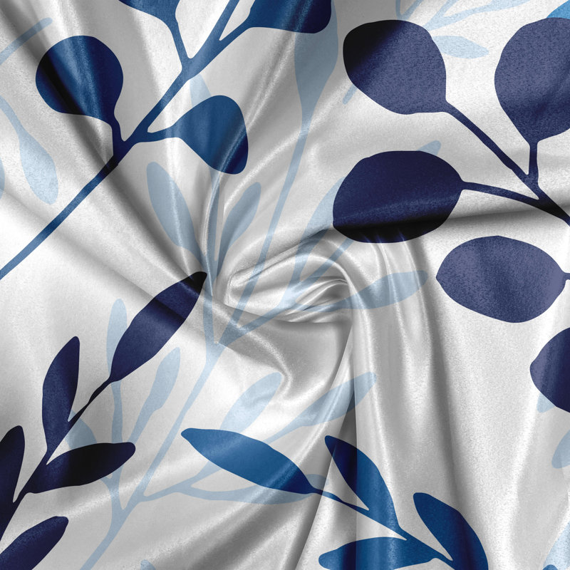 Polyester Semi Sheer Curtain Pair