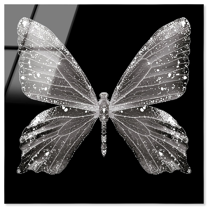 Art acrylique papillon Stardust Wings II par Art Remedy, prêt à être accroché, H 30 po x l 30 po