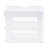 Gracious Living Mini 2 Drawer Desk Organizer With Organizational Flip Top, White