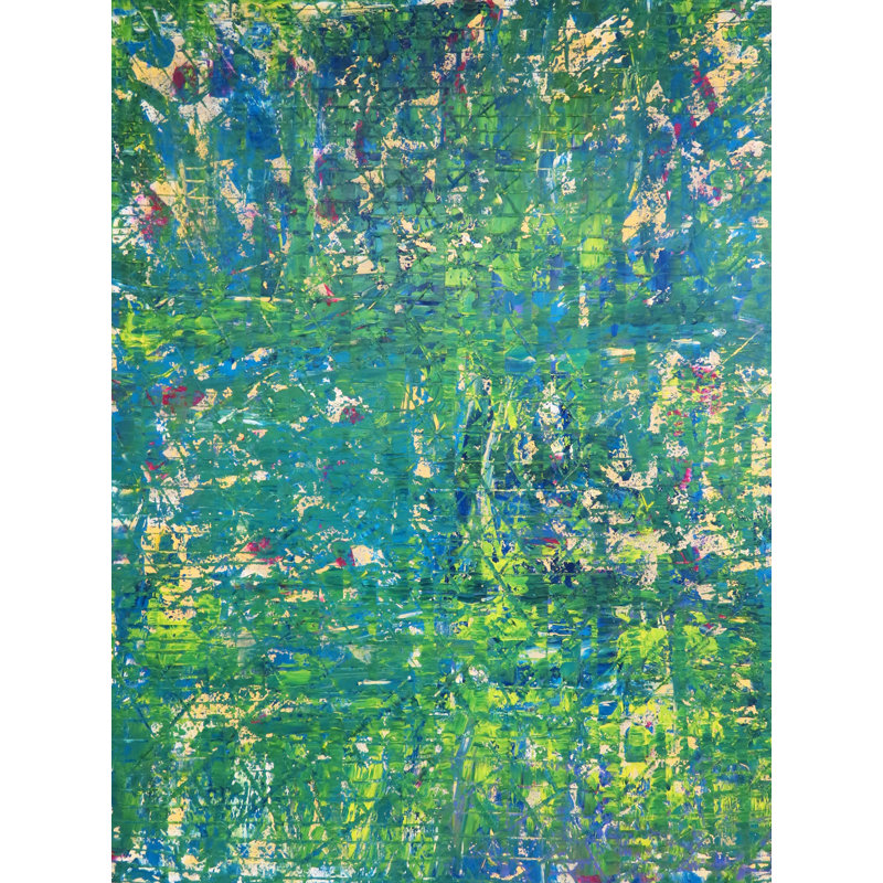 «Chartwell» par Drew Gaffney - Peinture, H 32 po x l 24 po, Toile tendue