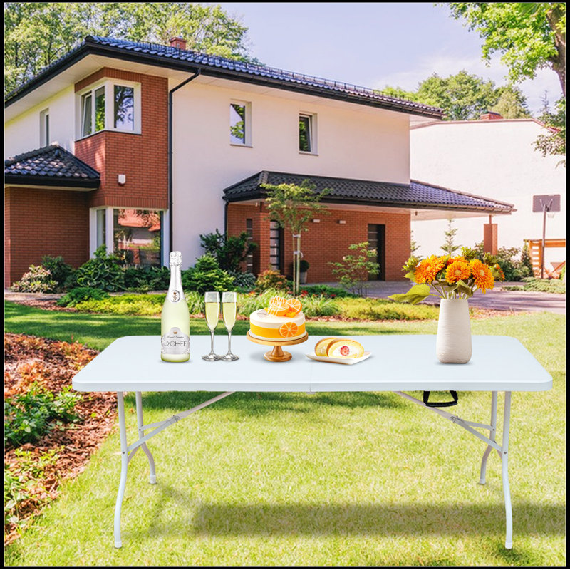 Leanda Rectangular Plastic Outdoor Folding Camping Table