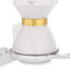 Ventilateur de plafond intelligent Calen avec télécommande, ensemble d'éclairage inclus, fonctionne avec l'assistant Google, Amazon Alexa et les raccourcis Siri.-2102268319-2102268314-2102268315