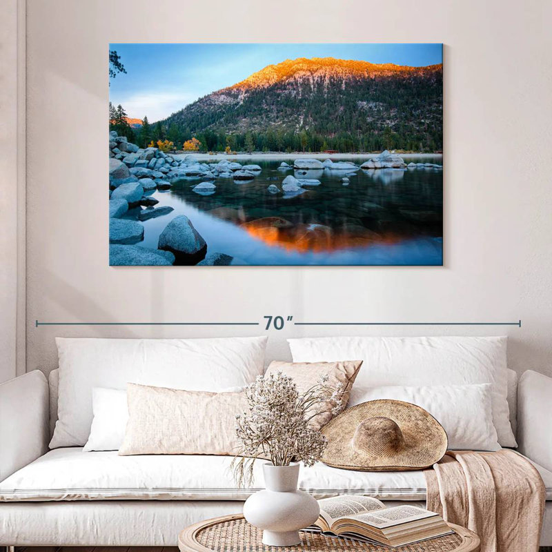 Alvord Rocky Lake Tahoe, H 32 po x l 48 po
