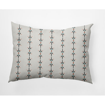 Striped Outdoor Reversible Throw Pillow