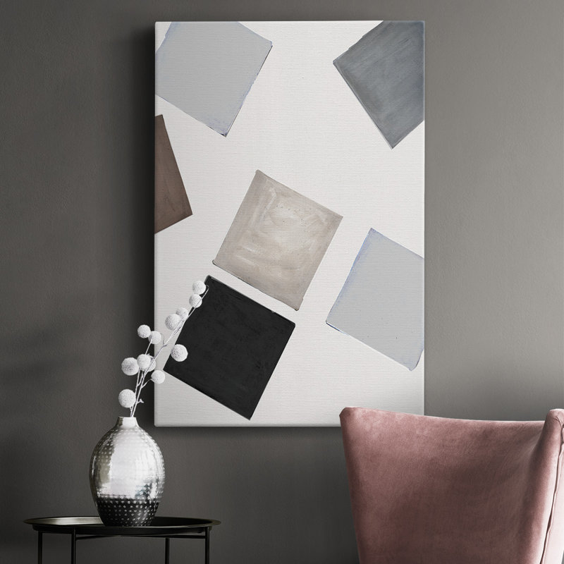 Block Encounter Revisit I - Impression sur toile tendue, H 18 po x l 12 po x P 1,5 po