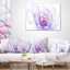 3D bleu surréel - coussin abstrait imprimé-89134060-89134059
