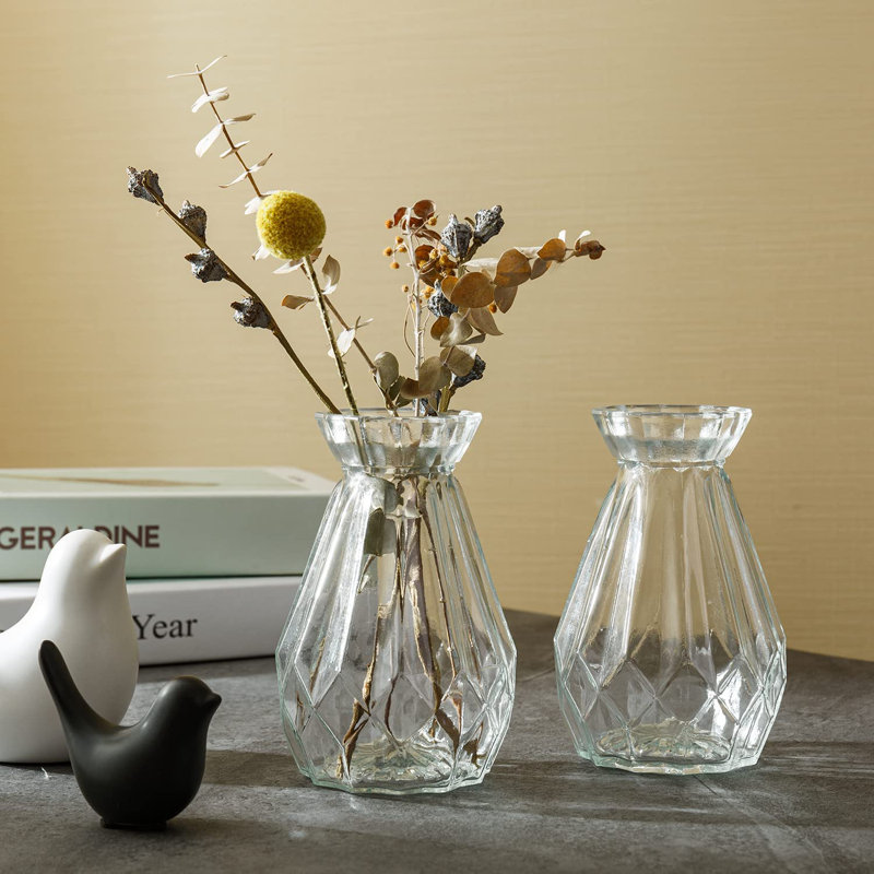 Clear Glass Table Vase