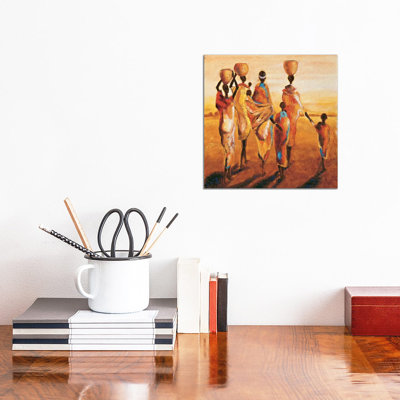 Mères Et Enfants by Jaques Beaumont - Gallery-Wrapped Canvas Giclée on Canvas