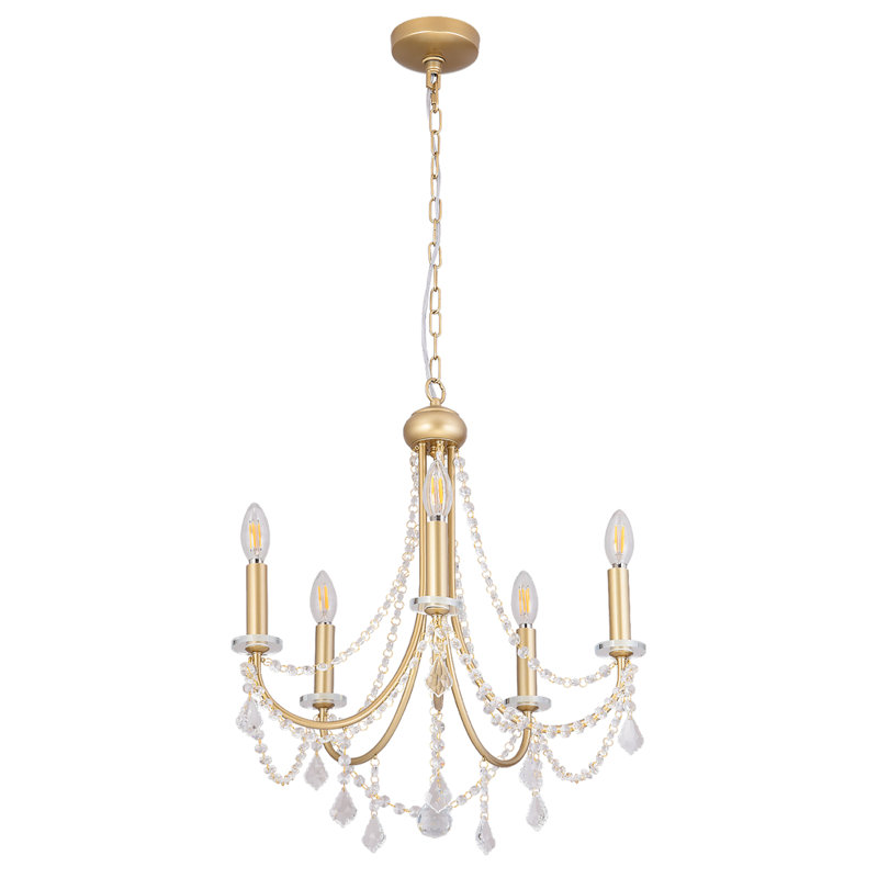 5 - Light Candle Style Chandelier