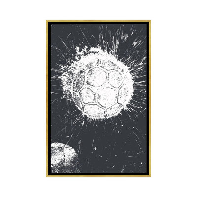 Football - reproduction d'art mural - toile encadrée