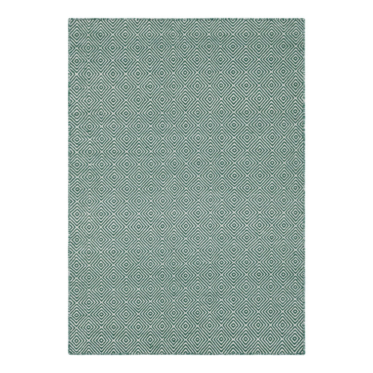 Traetyn Flatweave Wool Geometric Indoor Rug