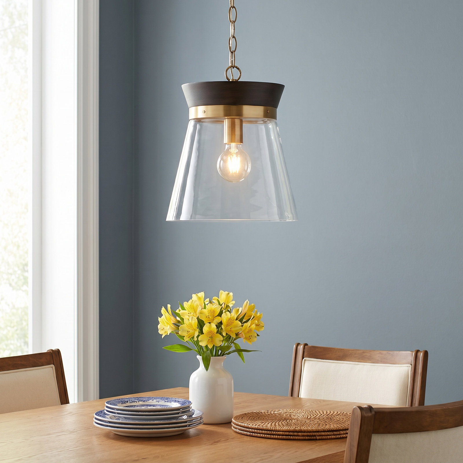Rossella Single Light Cone Pendant
