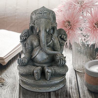 Lord Ganesha Hindu Elephant God Figurine