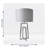 Epone 30Cm Polished Chrome Plate Table Lamp