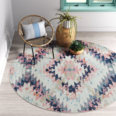 Tapis mousse de mer / crème / beige tissé à la machine Emely