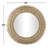 Lilah-May Metal Circle Wall Mirror