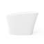 Baignoire autoportante, 51 pouces, surface solide, blanc mat, moderne et élégant, pour petites salles de bain, style de surface, finition de qualité, décor de salle de bain