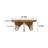 Jaidence Coffee table with grooved edges