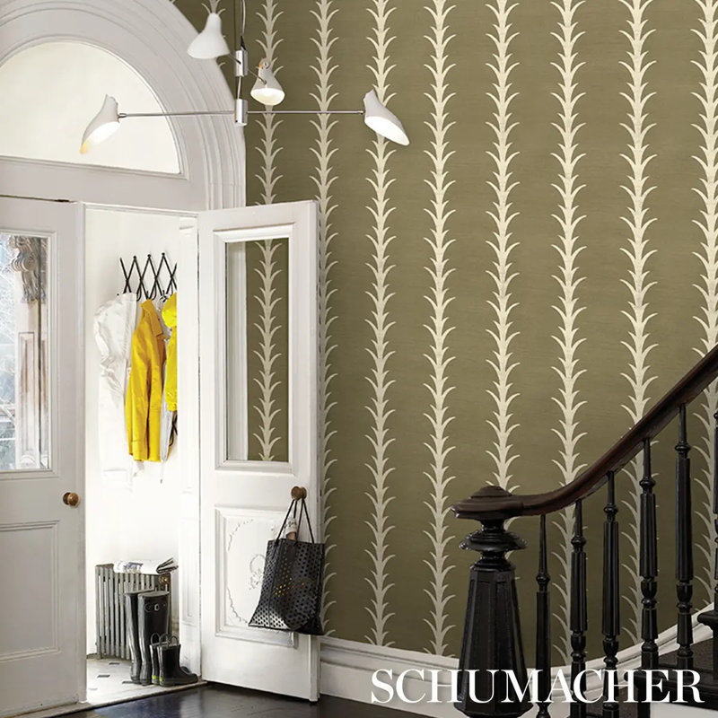 Perennial Favorites Striped Matte Wallpaper Roll, Blue