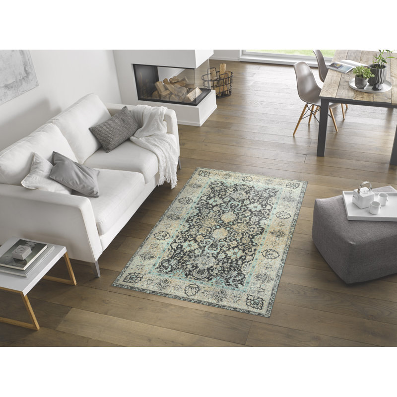 Arvand Non-Slip Floral Doormat, Rectangular 110 x 175cm