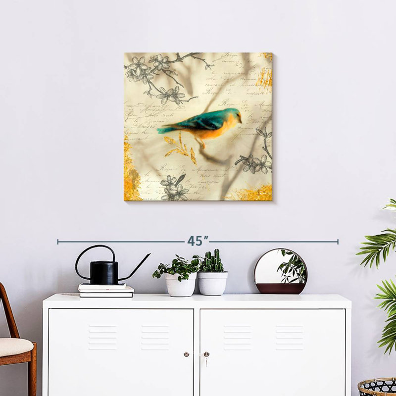 Crowle Backyard Birds I, 24" H x 24" W