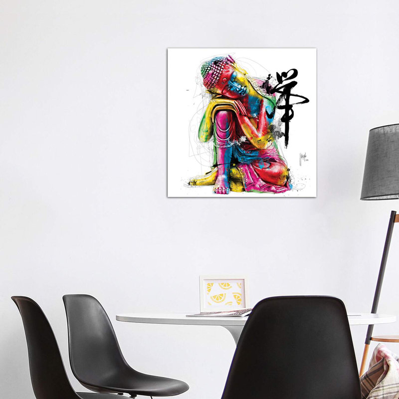 Bouddha Feng Shui by Patrice Murciano - Wrapped Canvas Print, 93.98 cm H x 93.98 cm W x 3.175 cm D
