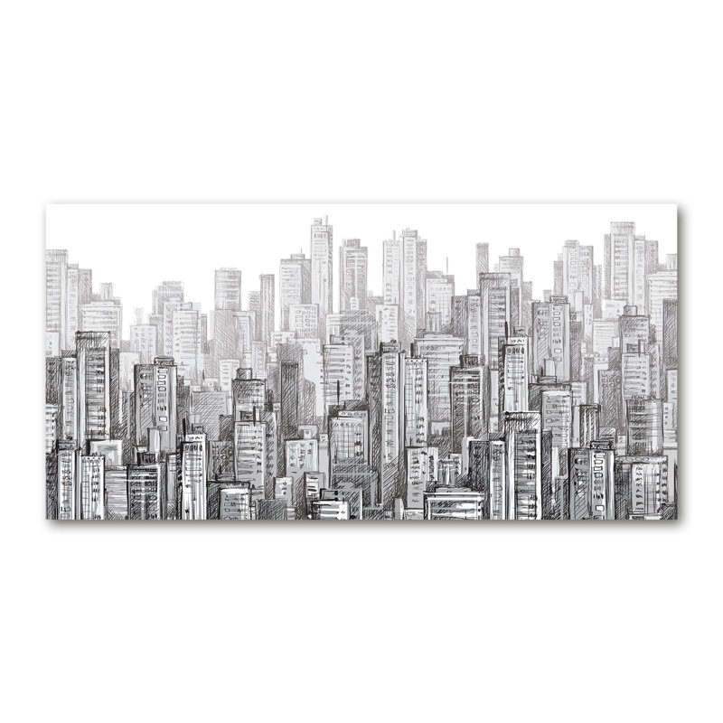 Skyscrapers - Wrapped Canvas Print