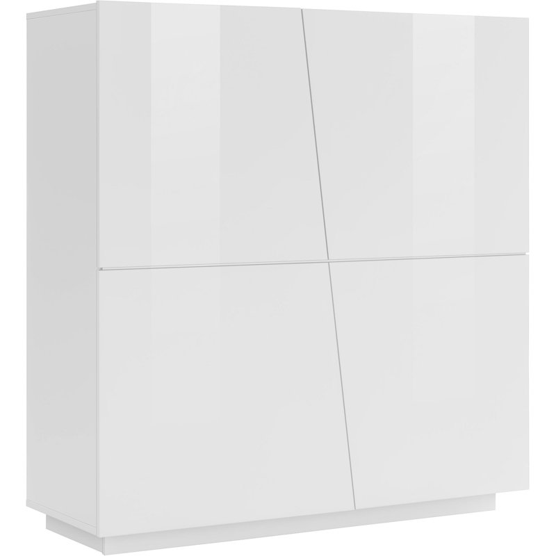 Bayonne 120cm Sideboard, White Glossy