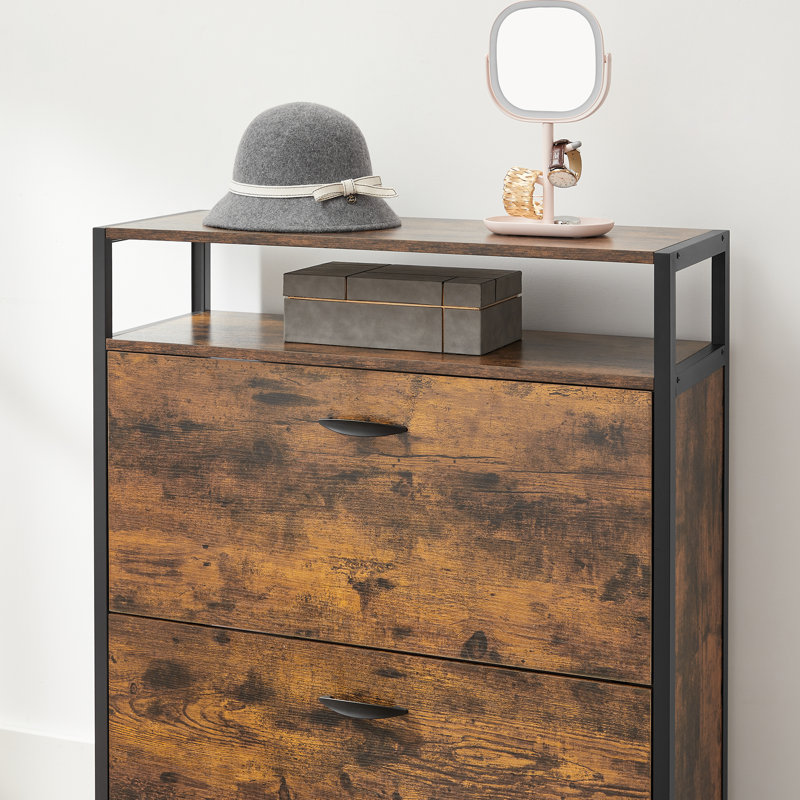 16 Pair Flip Down Shoe Storage