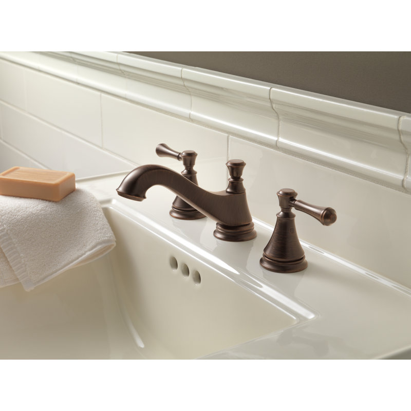 Cassidy Widespread Bathroom Faucet with Drain Assembly, Venetian Bronze