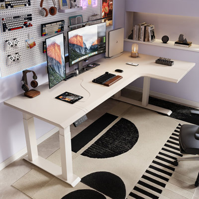 Khaki Rectangular Manufactured Wood+Barenia+Steel desk