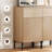 Union Rustic 31.5" Modern Reeded TV Stand With Doors, Entertainment Center With Shelf, Wooden TV Console With Drawers For Living Room-310299384