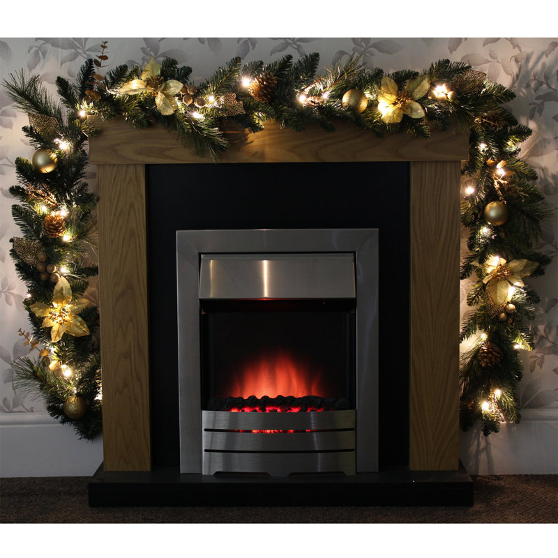98.58cm Lighted Faux Garland with Lights