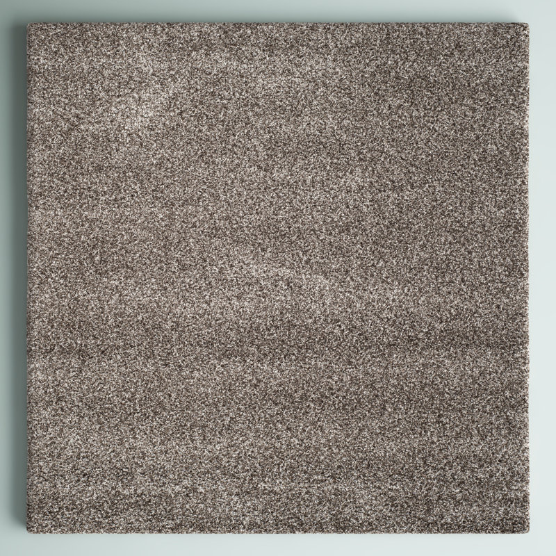 Assar Area Rug, Square 5'1", Ivory/Gray