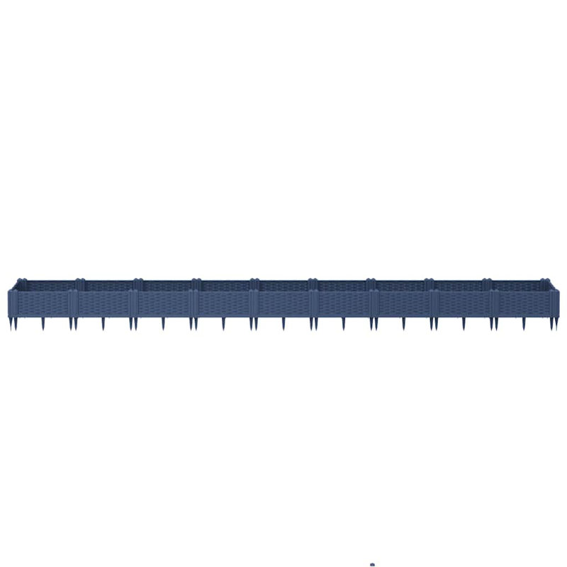 Holtville Planter Box, Blue Grey