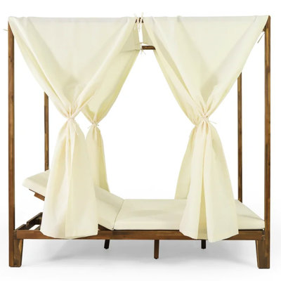 Appealing Outdoor Daybed, Water- Components, Comfy Seating, Frame Daybed With Style, Waterproof Characteristic, Seat, Wood